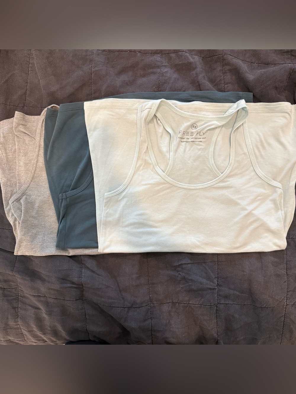 3 Freefly Women's Bamboo Motion Racerback Tanks